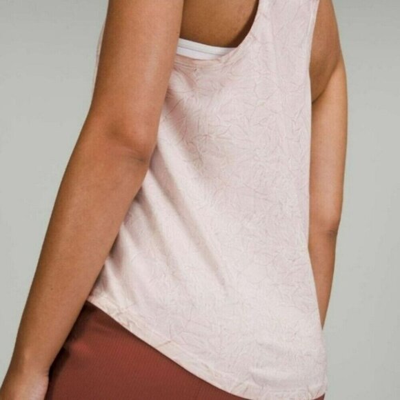 Lululemon Love Tank Top Summit Wash Smokey Topaz Size 6 - Picture 2 of 5